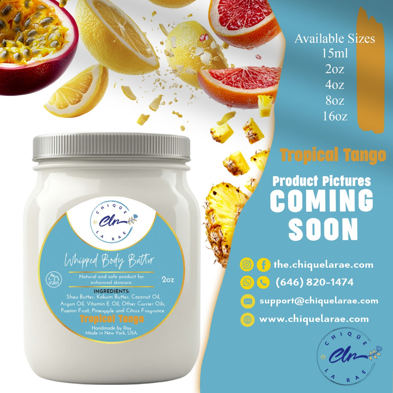 Tropical Tango Whipped Body Butter 15ml